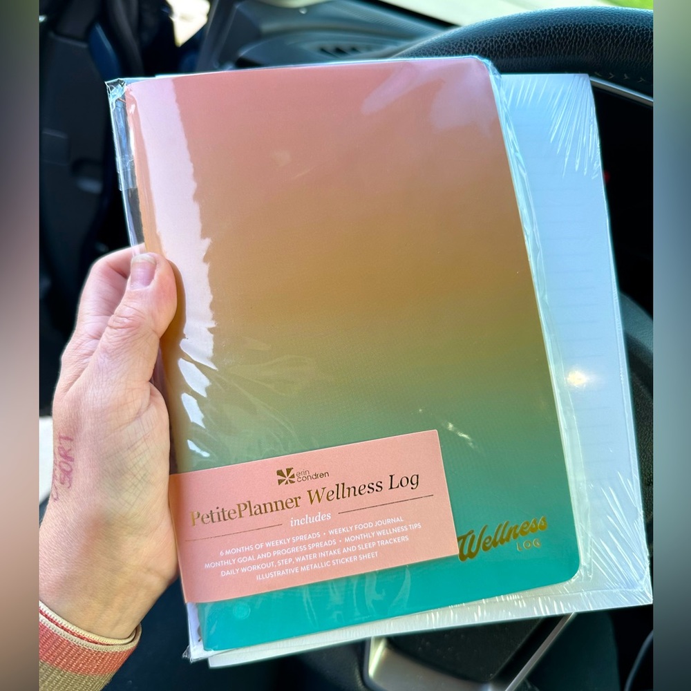 Colorblends Wellness Log PetitePlanner Erin Condren
